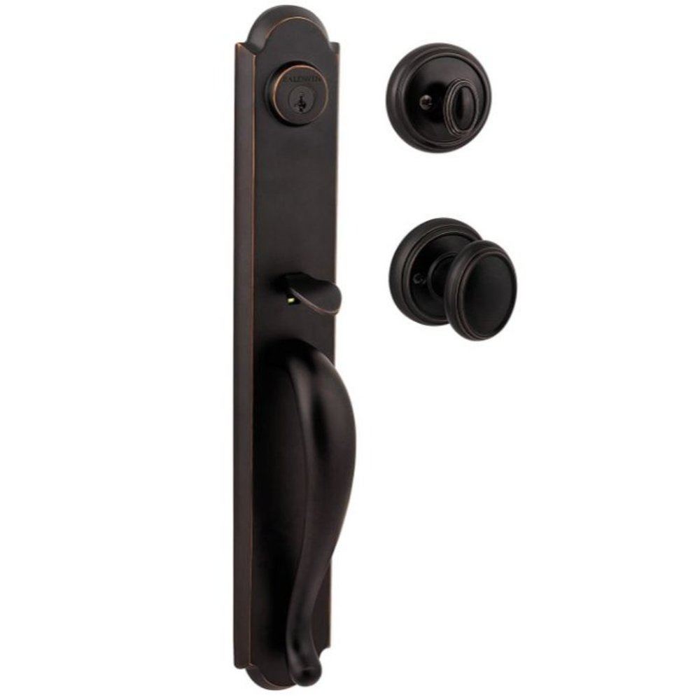 Baldwin 180BNHxCYK-RNB-SMT Bighorn Style Handleset - Bronze 91800-038